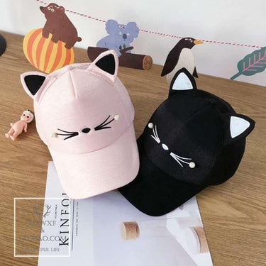 Summer Whiskers Cat Cap Hats KittyNook Cat Company